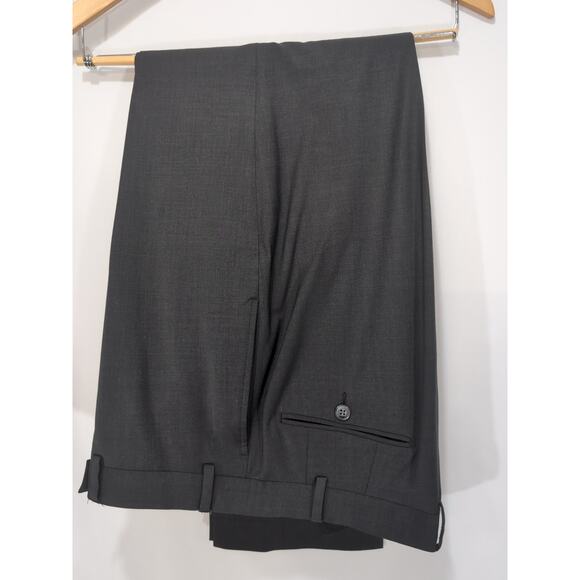 Calvin Klein Gray Wool Stretch Suit 2 Piece Jacket and Pants 42R 36x32 - Picture 3 of 8